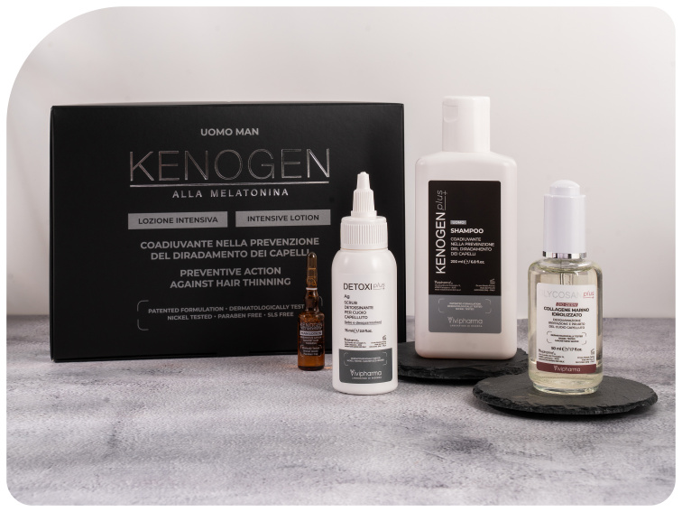Šampon proti mužské plešatosti Kenogen plus Uomo