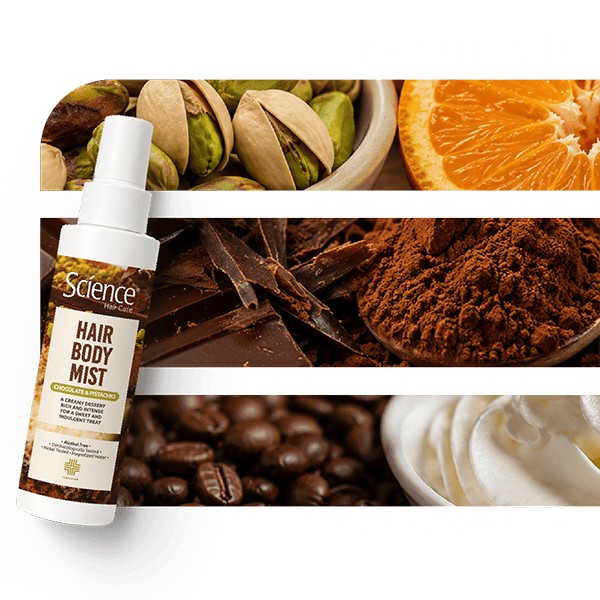 Science Hair & Body Mist čokoláda a pistácie