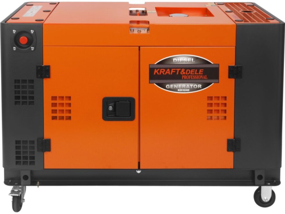 Dieselová elektrocentrála 15,5 kW, 230 V, 400 V, 32 A, KD3240