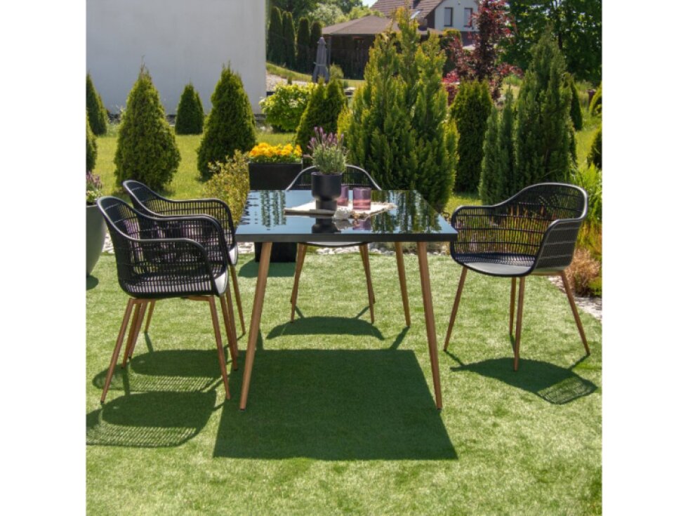 Černá zahradní židle Igor PATIO