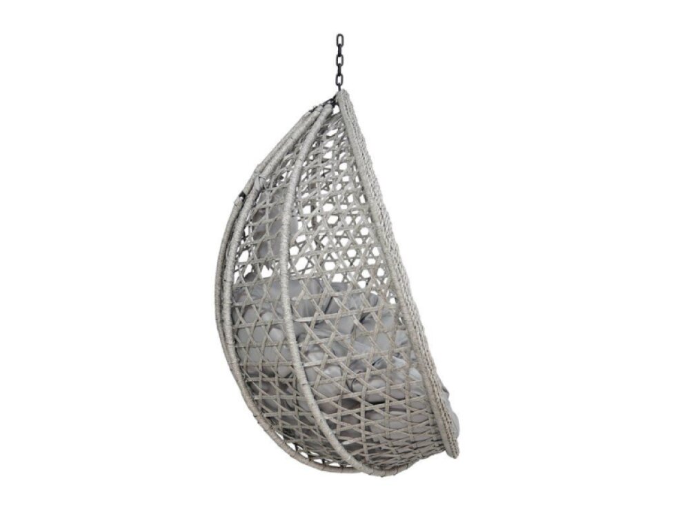 Závěsný koš Martina šedý (bez kovové konstrukce, bez podstavce)