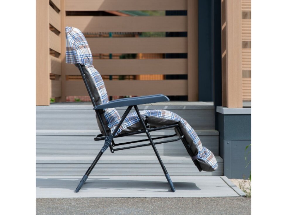 Polohovací zahradní křeslo s podnožkou Samar Plus B003-04BB PATIO