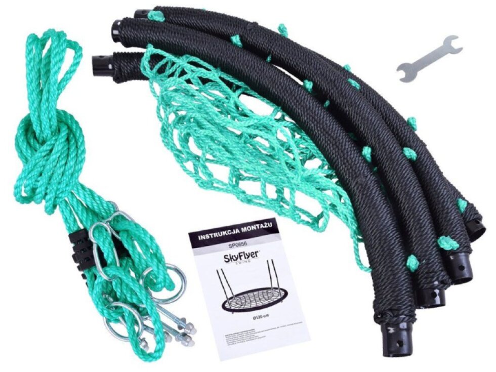 Houpací hnízdo 120 cm SkyFlyer GREEN
