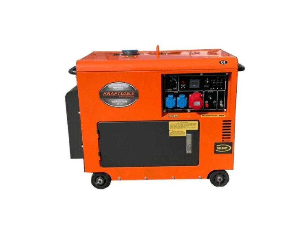 Naftová elektrocentrála AVR DIESEL 7000W 12/230V/380V KD121 + ATS