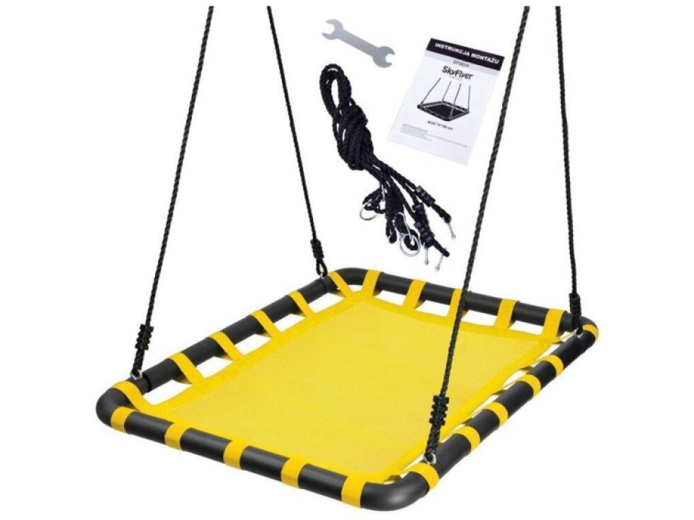 Houpací hnízdo 102x76 cm SkyFlyer YELLOW