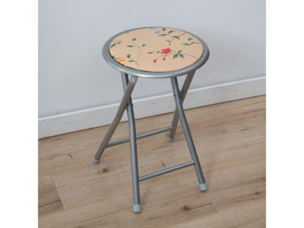 Skládací taburet Flower Ecru 30 cm PATIO