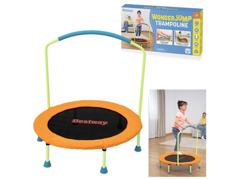 Trampolína Wonderjump s rukojetí vnitřní/venkovní 91x 96 cm 59100