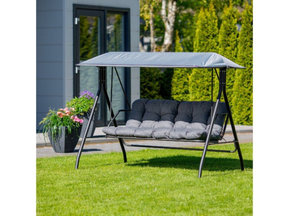Zahradní houpačka Marbella Black Edition H024-07IB PATIO