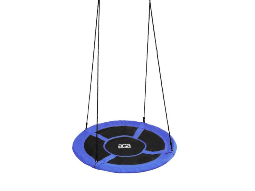 Aga Závěsné houpací hnízdo, 90 cm, Modrá, 150 kg
