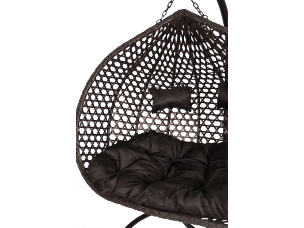 Závěsný koš MARCEL Black (bez kovové kostrukce bez podstavce)