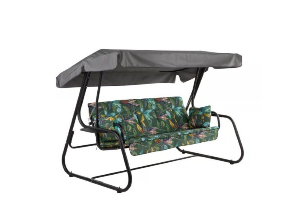 Zahradní houpačka Vita Black Edition s bočními stolky G058-02PB PATIO