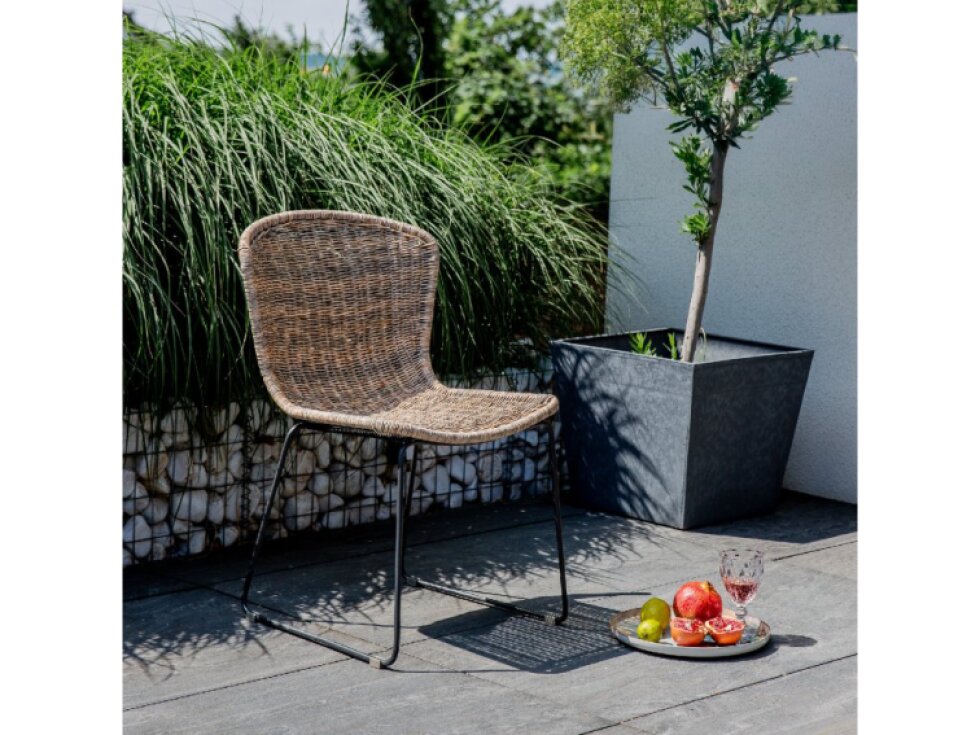 Zahradní židle z technorattanu Leon Cappuccino PATIO