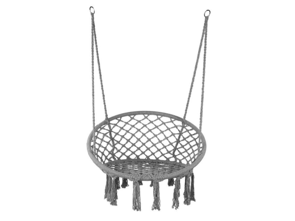 Závěsné křeslo Kolumbia šedé