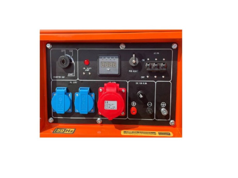 Naftová elektrocentrála AVR DIESEL 7000W 12/230V/380V KD121 + ATS