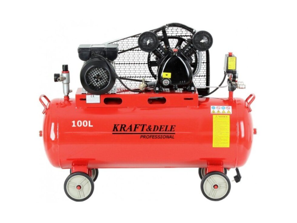 Olejový kompresor + separátor 100L 2V 8bar 480l/min KD1472