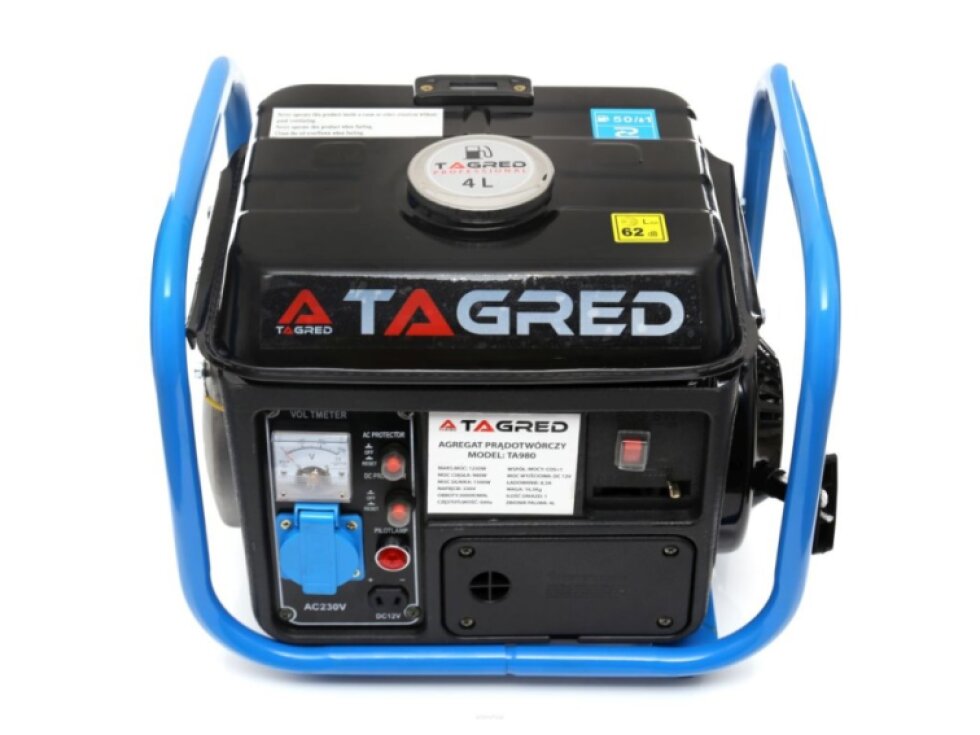 Generátor, elektrocentrála Tagred 1250W, 230V TA980
