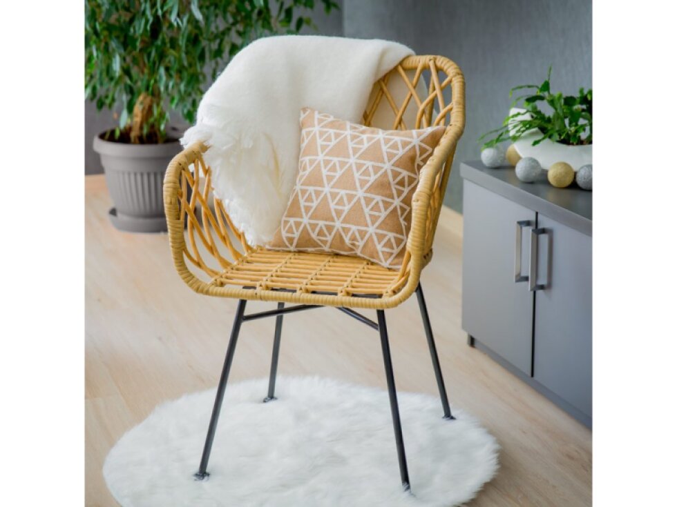 Zahradní křeslo z technorattanu Desire Beige PATIO
