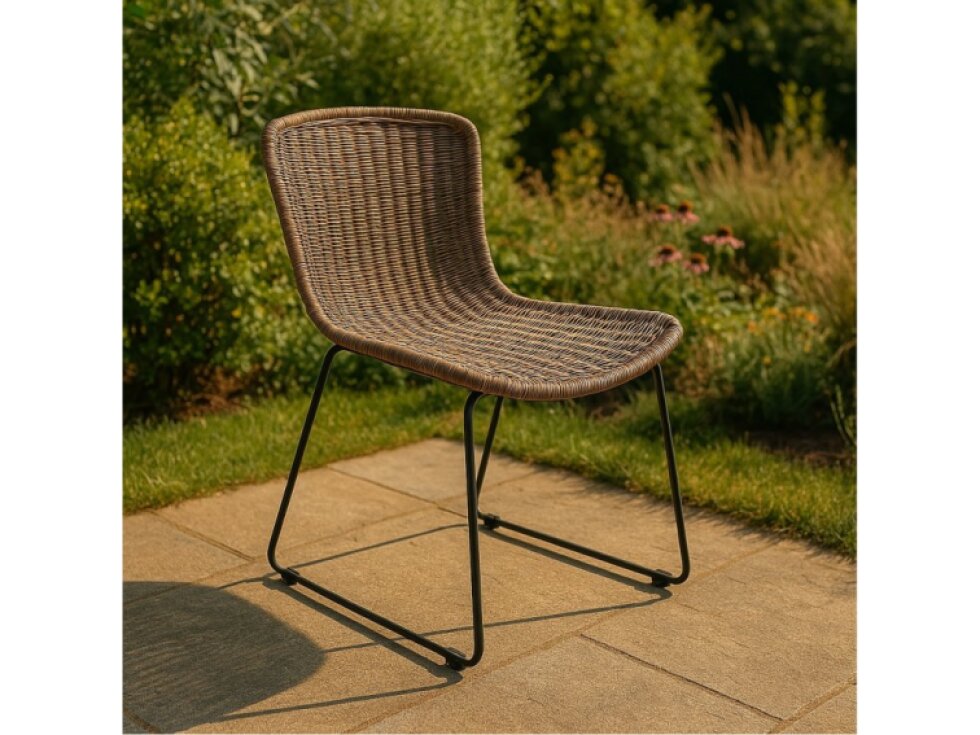 Zahradní židle z technorattanu Leon Cappuccino PATIO