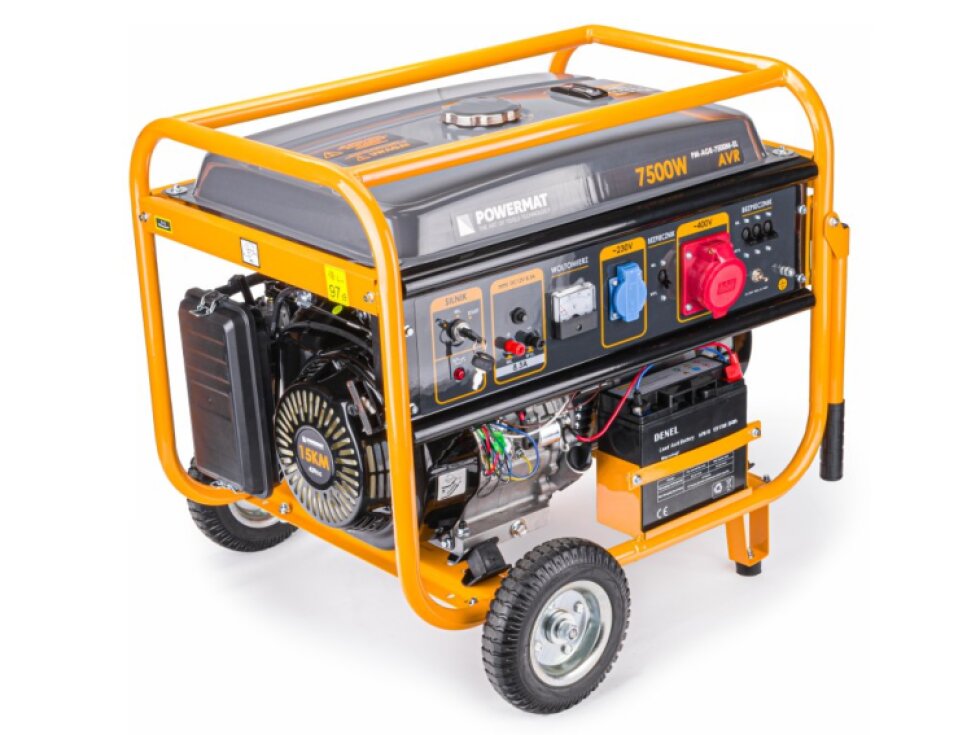 Elektrocentrála 7500W 230V 400V AVR PM-AGR-7500M-EL
