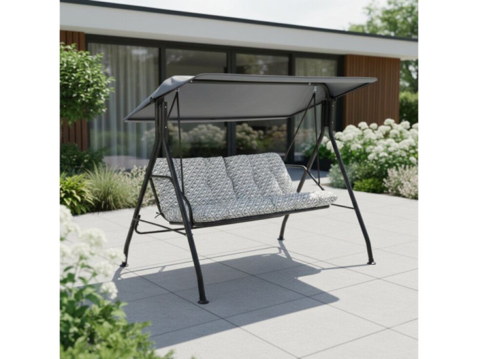 Zahradní houpačka Marbella Black Edition H039-11PB PATIO