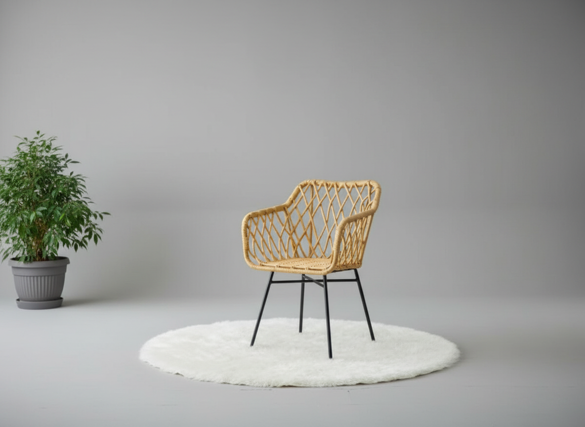 Zahradní křeslo z technorattanu Desire Beige PATIO