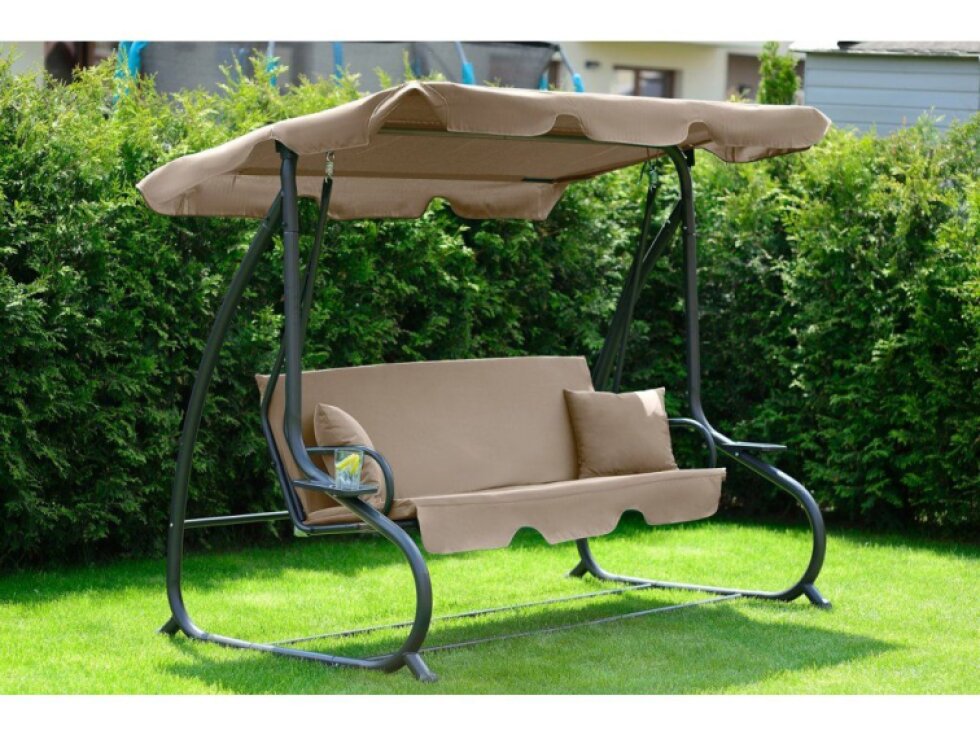 Tomido Zahradní houpačka COMFORT LUX béžová