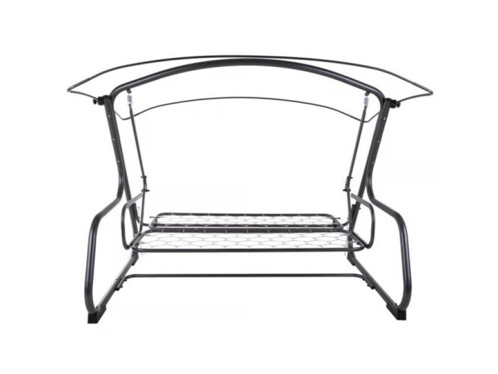 Zahradní houpačka Ravenna Lux Black Edition s moskytiérou a s bočními stolky G050-06IB PATIO