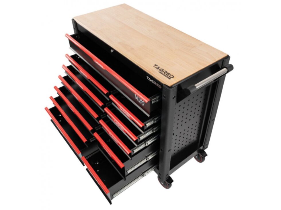 Dílenský vozík s 12 šuplíky XXL, TAGRED TA180