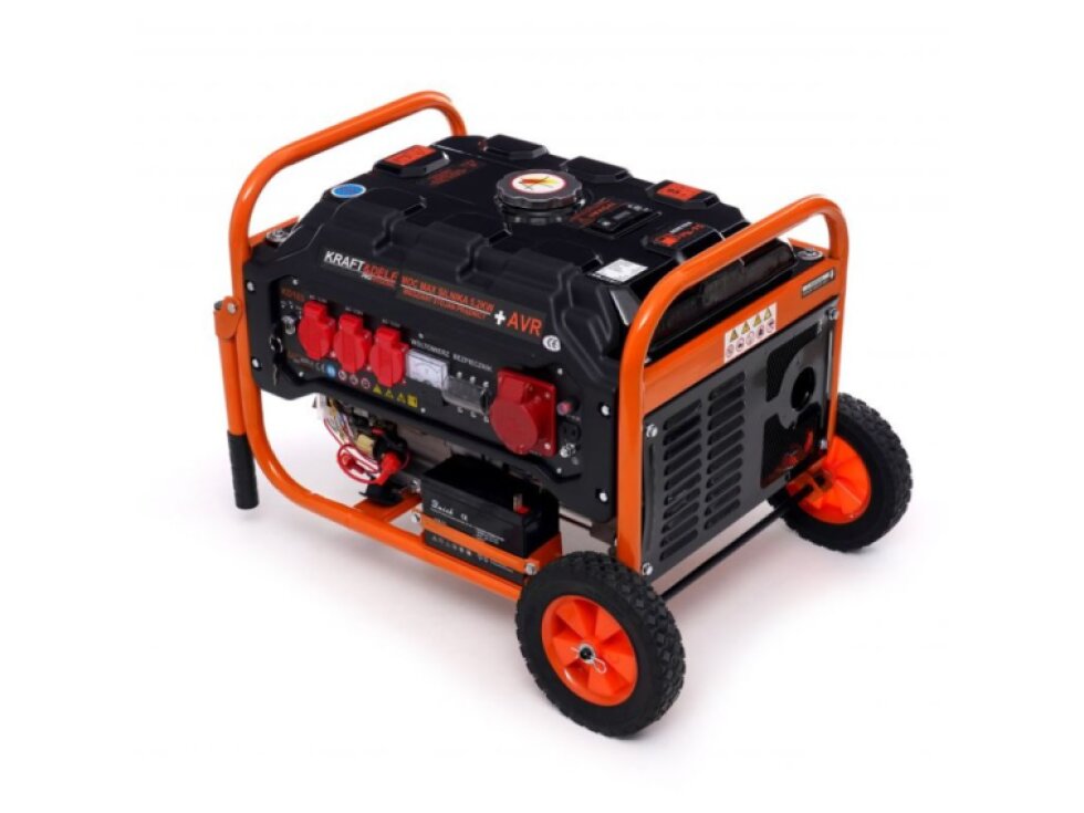 Elektrocentrála 3500W 12/230V/380V KD163 s el. startem