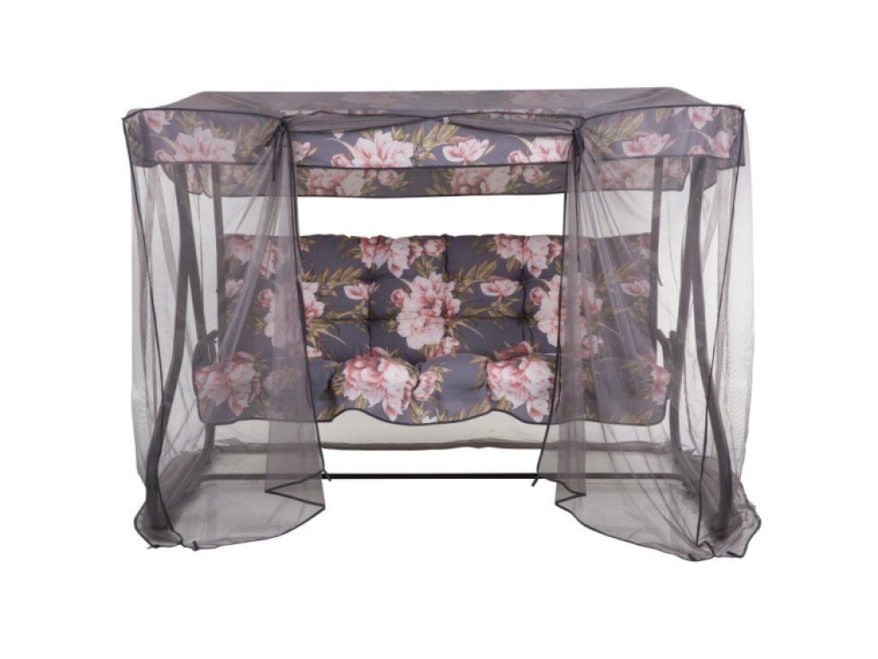 Zahradní houpačka Milano Black Edition s moskytiérou A091-23IB PATIO