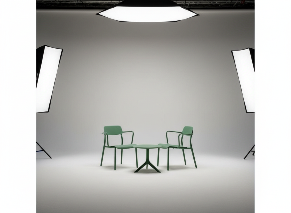 Plastové zahradní křeslo Rimo Pine Green FERNE