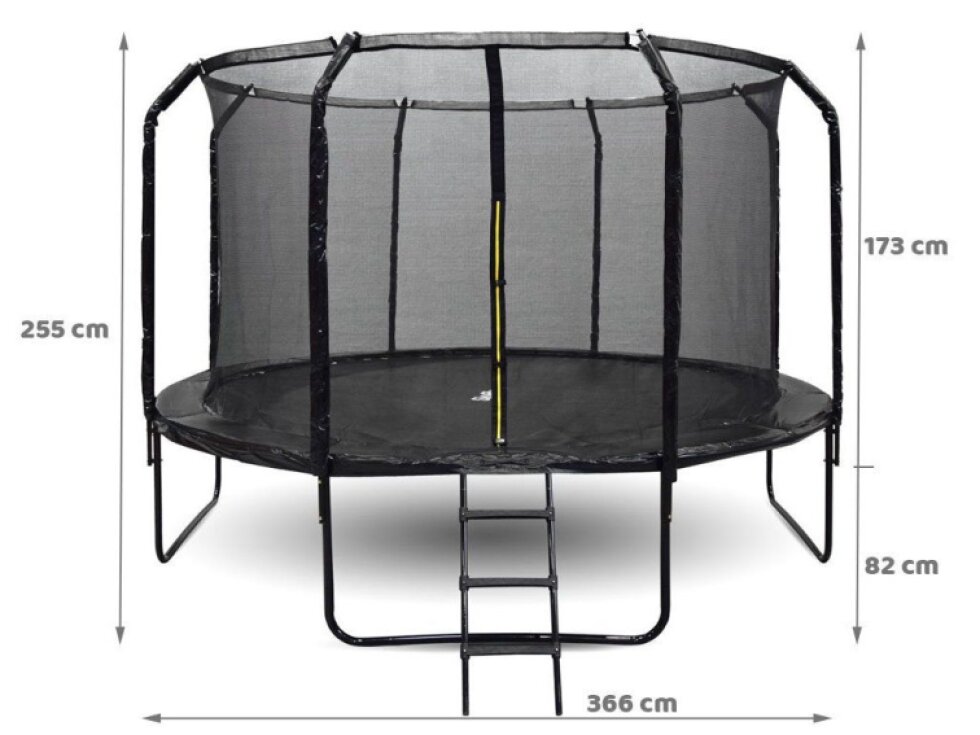 Zahradní trampolína SkyFlyer + žebřík, 366 cm