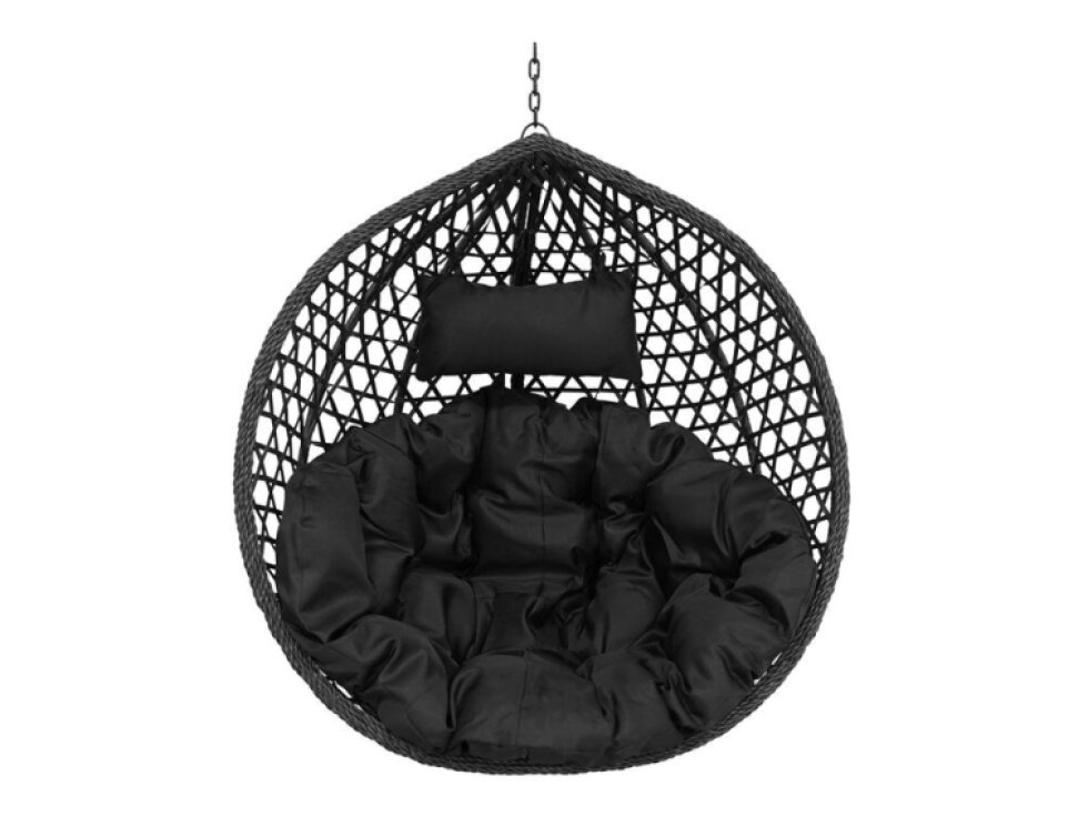 Závěsný koš Martina černý (bez kovové konstrukce a podstavce)