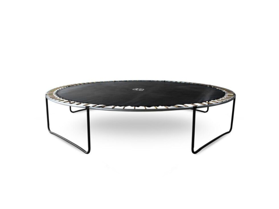Trampolína SPORT EXCLUSIVE, 366 cm, tmavě zelená, s ochrannou sítí a žebříkem