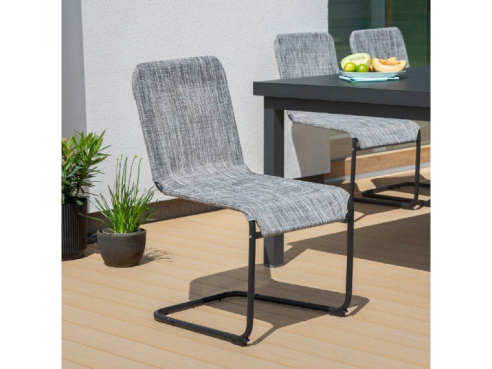 Šedá zahradní židle Lincoln PATIO