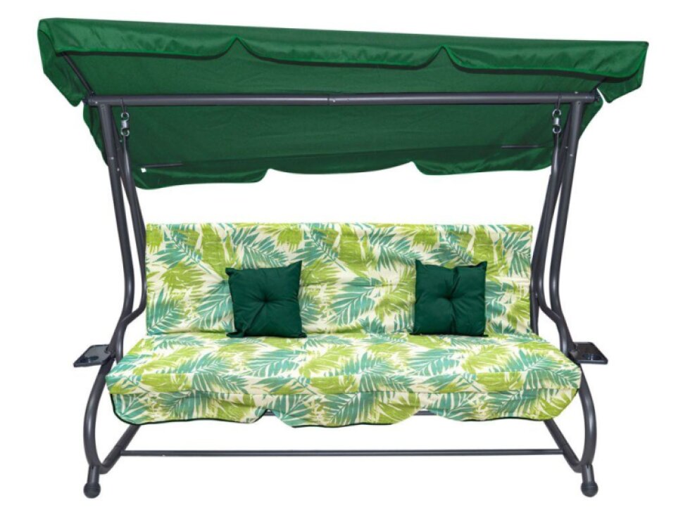 Zahradní houpačka 214 x 168 x 114 cm 8011 s motivem Palmy