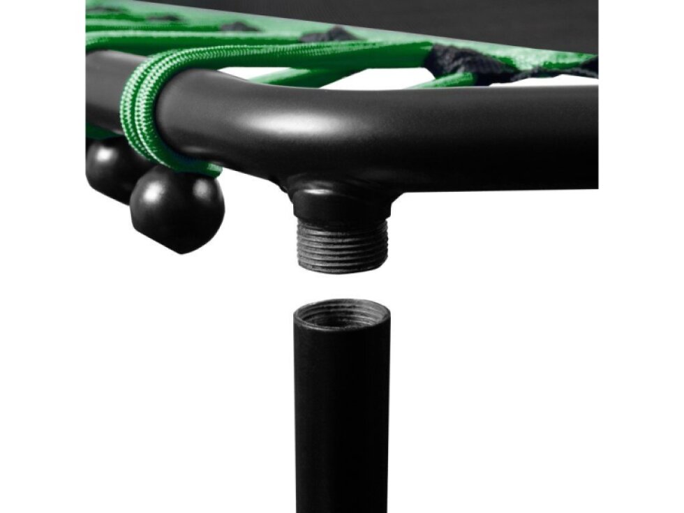 Aga Trampolína s madlem Fitness, 130 cm, Tmavě zelená, 120 kg