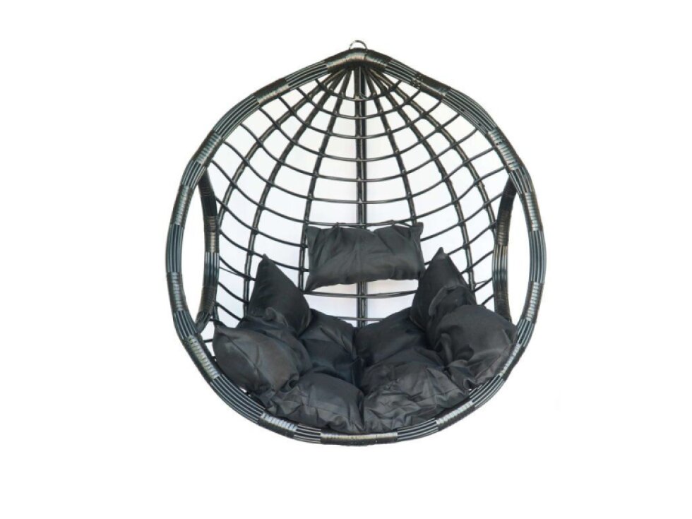 Závěsný koš Dominikana BLACK (bez kovové kostrukce bez podstavce)