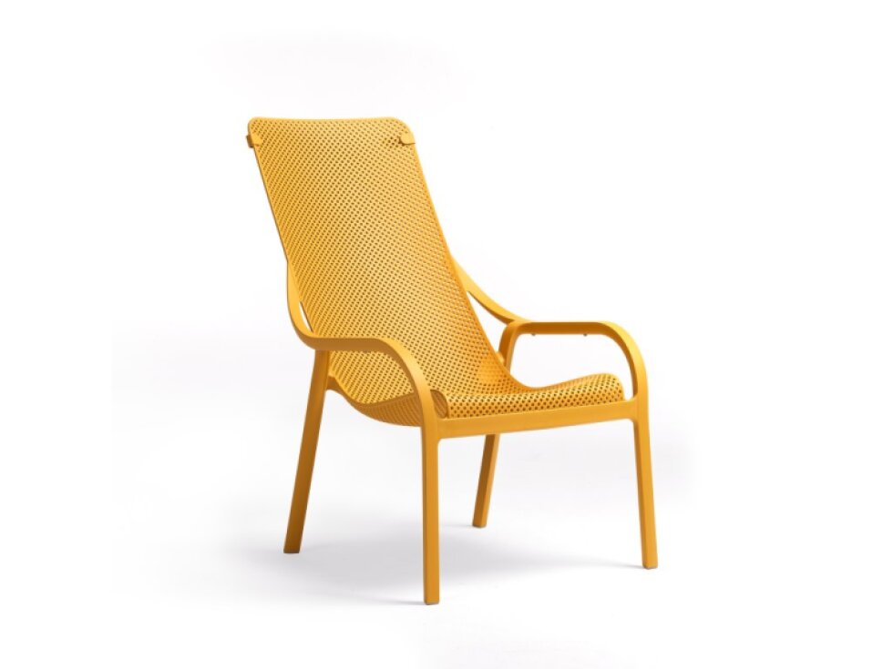 Plastové zahradní křeslo Net Lounge Senape NARDI