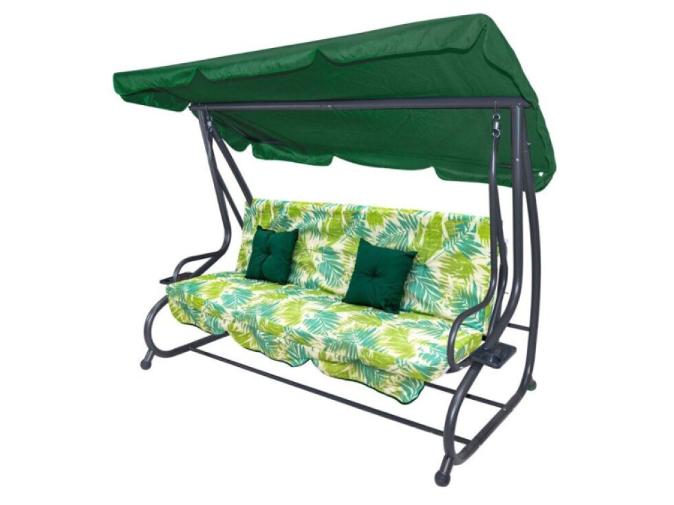 Zahradní houpačka 214 x 168 x 114 cm 8011 s motivem Palmy