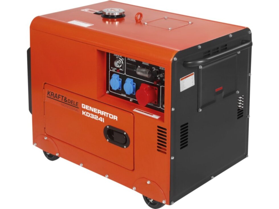 Elektrocentrála dieselová 230V, 400V, 7 kW s ATS KD3241