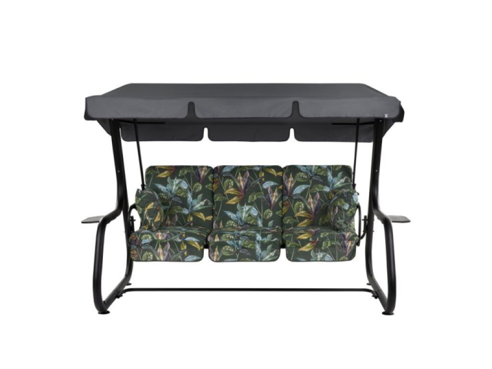 Zahradní houpačka Rimini Black Edition s bočními stolky G058-02PB PATIO