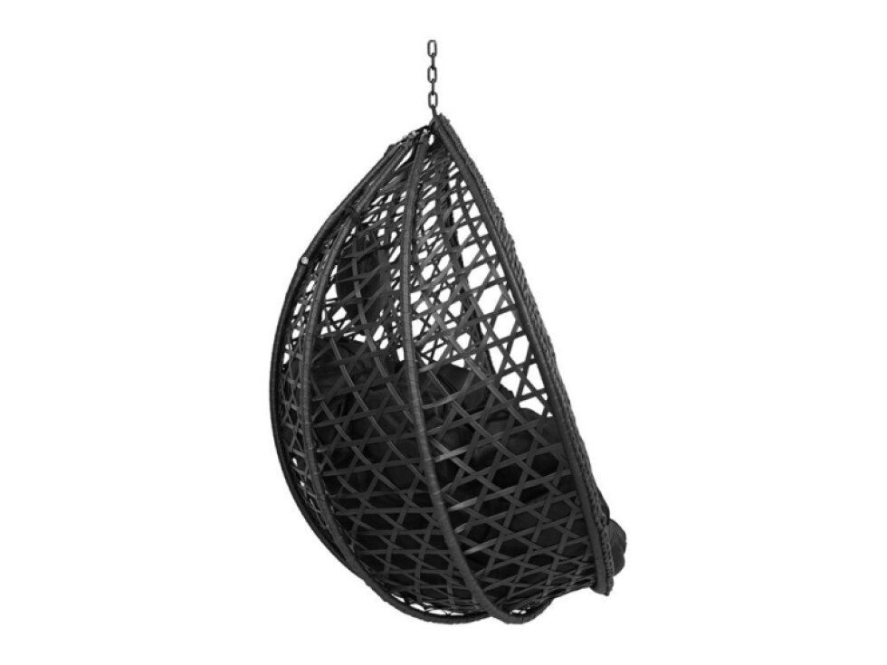 Závěsný koš Martina černý (bez kovové konstrukce a podstavce)