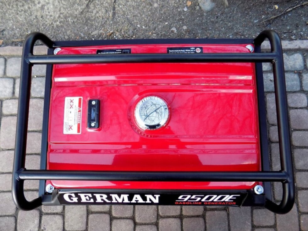 Benzínová elektrocentrála s AVR 8kW 230/400V s el. startem GERMAN