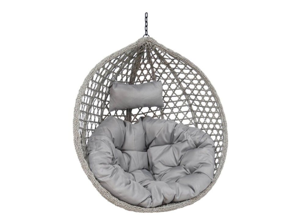 Závěsný koš Martina šedý (bez kovové konstrukce, bez podstavce)