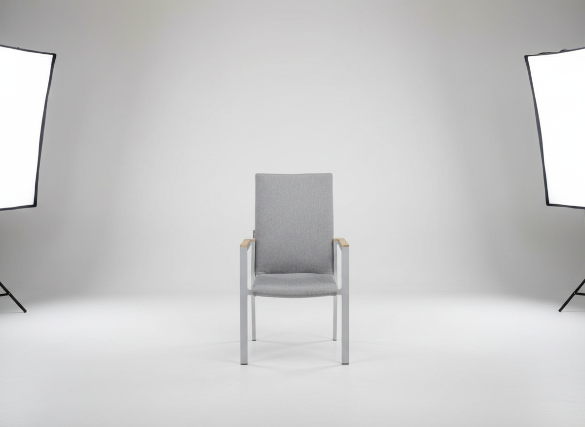 Zahradní hliníkové křeslo Rasmus Silver Teak KETTLER 0106506-7110