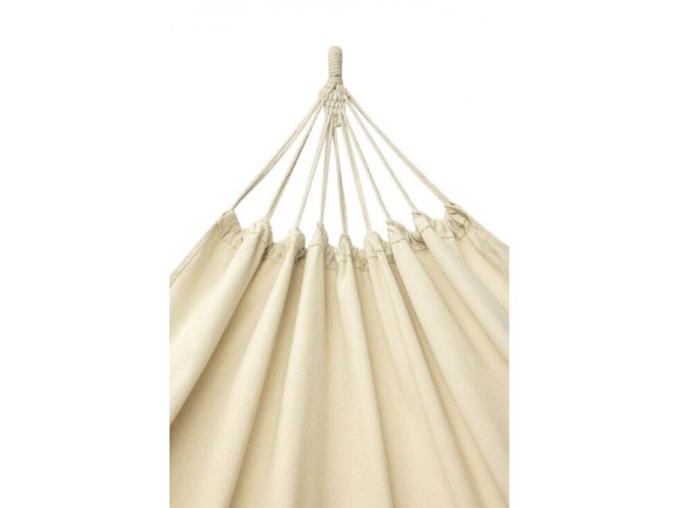 Zahradní houpací síť boho 200 cm ecru