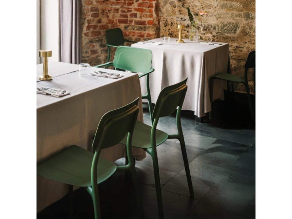 Plastové zahradní křeslo Rimo Pine Green FERNE