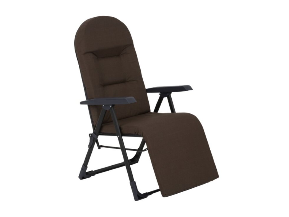 Polohovací zahradní křeslo s podnožkou Galaxy Plus Black Edition H047-04PB PATIO