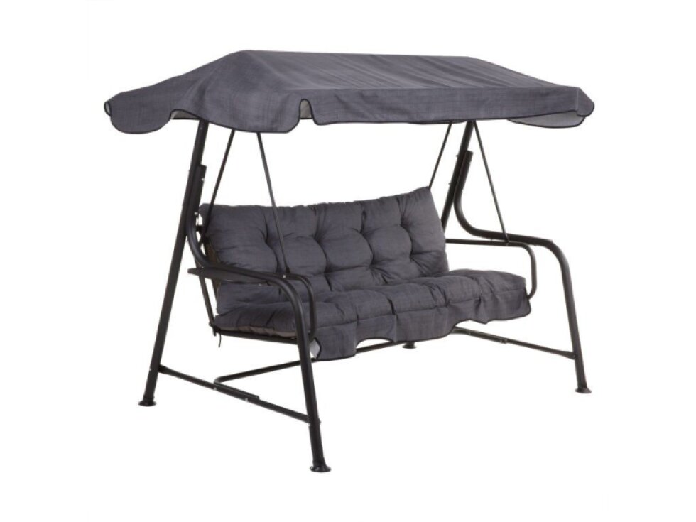 Zahradní houpačka Hawaii Black Edition s bočními stolky H024-07IB PATIO